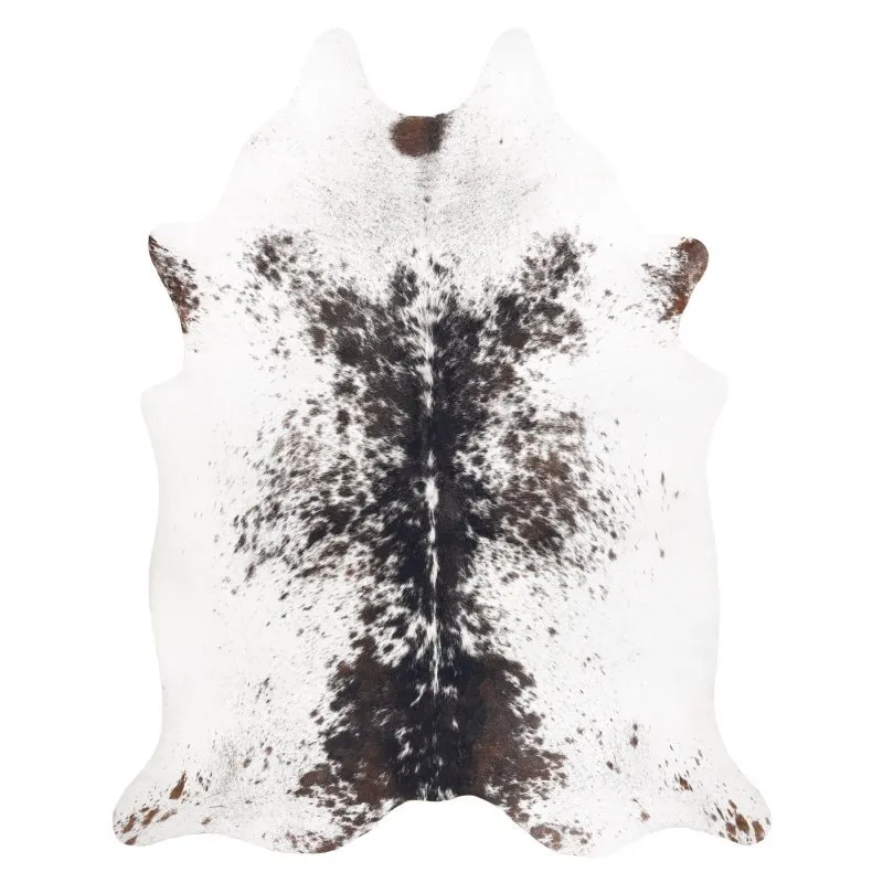 Carpet Artificial Cowhide, Cow G5074-1 white brown Leather