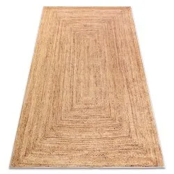 ANDRE 1017 washing carpet Braid anti-slip - beige