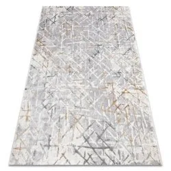 Carpet ACRYLIC ELITRA 9964 Trellis vintage grey / yellow 