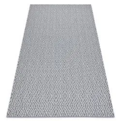Carpet CASA, ECO SISAL Boho Diamonds 22084 anthracite / cream, recycled carpet