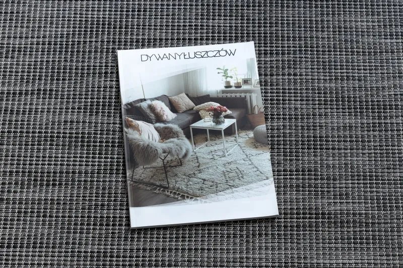 Dywan SZNURKOWY SIZAL płaskotkany PATIO 2778 czarny / beż