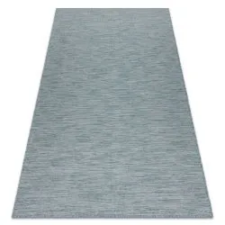 Carpet SISAL PATIO 3069 trellis Flat woven - aqua blue