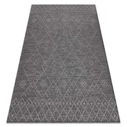 Carpet SISAL PATIO 3077 Boho Flat woven - black
