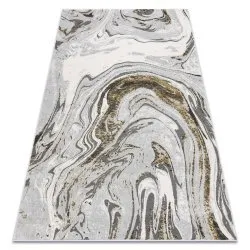 Carpet LIRA E1686 Abstract, structural, modern, glamour - grey / gold