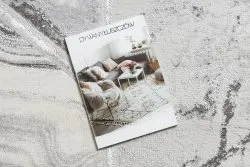 Dywan LIRA HE527 Natura, strukturalny, nowoczesny, glamour - szary