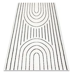 Carpet MODE 8494 geometric cream / black