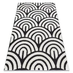Carpet MODE 8629 seashells cream / black