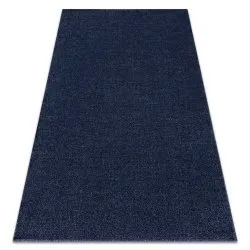 Carpet SOFTY plain, one colour dark blue