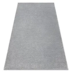 Carpet SOFTY plain, one colour grey