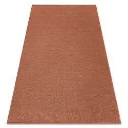 Carpet SOFTY plain, one colour terracotta