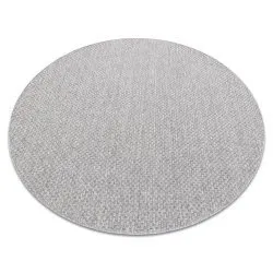 Carpet TIMO 6272 circle SISAL outdoor light grey