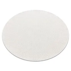 Carpet TIMO 6272 circle SISAL outdoor white