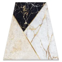 MIRO 52103.801 washing carpet Marble, geometric anti-slip - gold