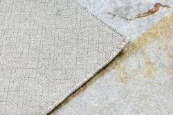 Dywan do prania MIRO 52103.801 Marmur, geometryczny antypoślizgowy - złoty