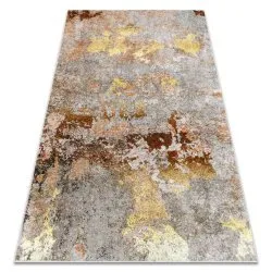 MIRO 51463.802 washing carpet Abstraction anti-slip - grey / gold