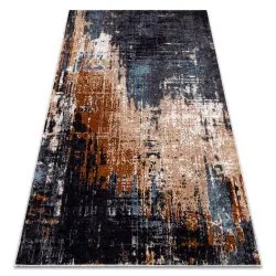 MIRO 51454.802 washing carpet Abstraction anti-slip - navy / beige