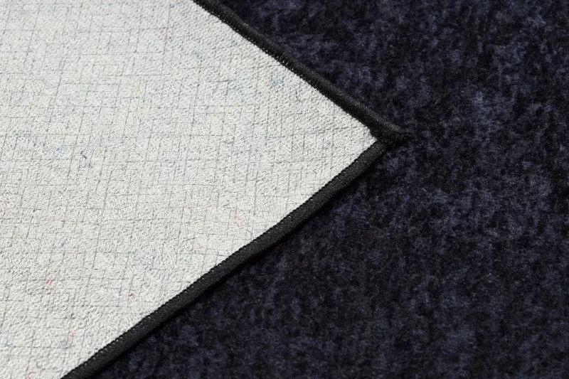 Dywan do prania MIRO 52025.802 Marmur, geometryczny antypoślizgowy - czarny