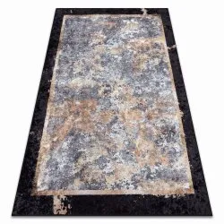 MIRO 51328.804 washing carpet Abstraction anti-slip - grey / gold