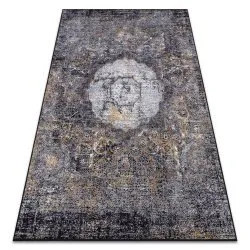 MIRO 51453.805 washing carpet Rosette, vintage anti-slip - grey