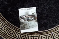 Dywan do prania MIRO 51360.802 koło Grecki antypoślizgowy - czarny / złoty