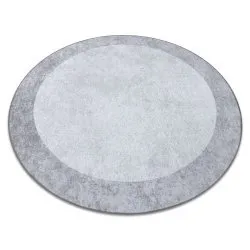 MIRO 51648.802 circle washing carpet Marble anti-slip - light grey