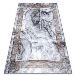 MIRO 51278.812 washing carpet Marble, greek anti-slip - grey / gold