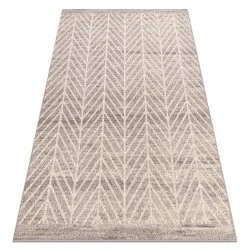 Carpet Wool ANGEL 1188 / 52033 Chevron, herringbone beige / grey