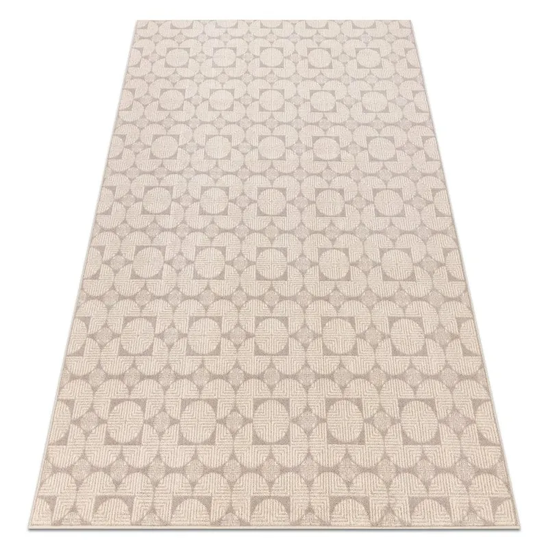 Dywan wełniany ANGEL 7887 / 52022 Geometryczny beż / szary