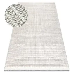 Carpet NANO FH72A Melange, loop, flat woven white