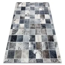 Carpet PATCHWORK 21716 grey - Cowhide