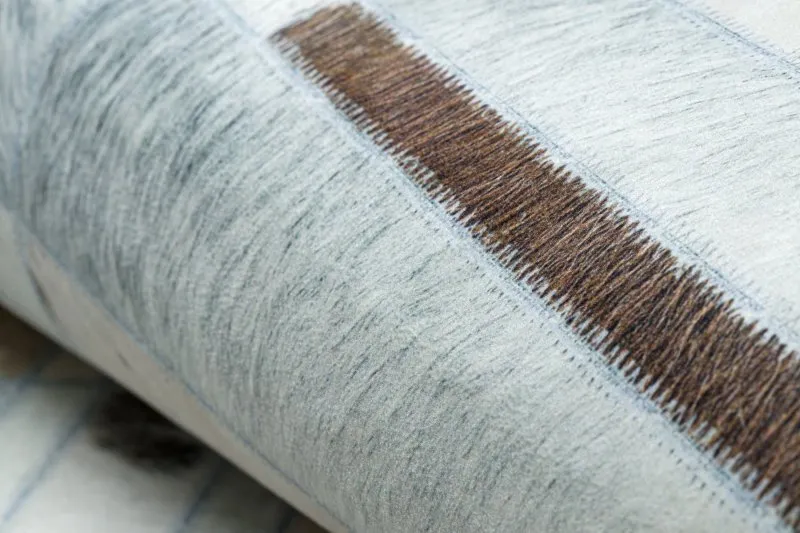 Carpet PATCHWORK 21717 beige - Cowhide, boards 