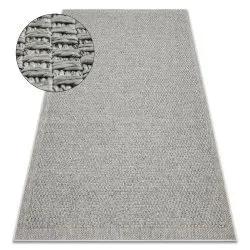 Carpet ORIGI 3667 grey - flat-woven SISAL string