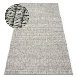 Carpet ORIGI 3583 grey - flat-woven SISAL string