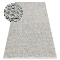 Carpet ORIGI 3661 grey - flat-woven SISAL string