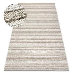Carpet JERSEY 19233 beige - Lines, structural, loop BOHO 