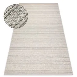 Carpet JERSEY 19233 cream - Lines, structural, loop BOHO 