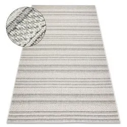 Carpet JERSEY 19233 grey - Lines, structural, loop BOHO 