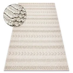 Carpet JERSEY 19243 beige - Chevron, structural, loop BOHO 