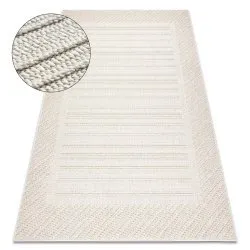Carpet JERSEY 19261 cream - Frame, structural, loop BOHO 
