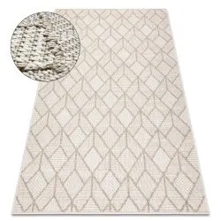 Carpet JERSEY 19231 beige - Geometric structural, loop BOHO 