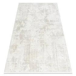 Modern carpet DUKE 51374 cream - Vintage, structured, very soft, fringes