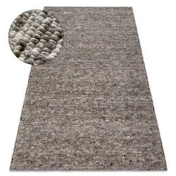 NEPAL 2100 stone, grey - woolen, double-sided, natural