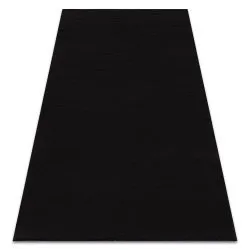 Modern washing carpet LINDO black, anti-slip, shaggy