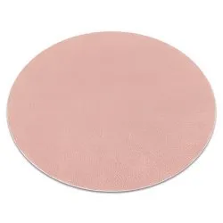 Modern washing carpet LINDO circle pink, anti-slip, shaggy