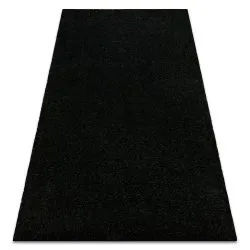 Carpet BUENOS 6649 shaggy plain, single color black