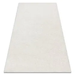 Carpet BUENOS 7001 shaggy plain, single color white
