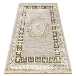 BLISS Z205AZ127 carpet cream / gold - Frame, greek, modern, structural