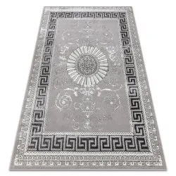 BLISS Z160AZ246 carpet dark grey / grey - Frame, greek, exclusive, structural