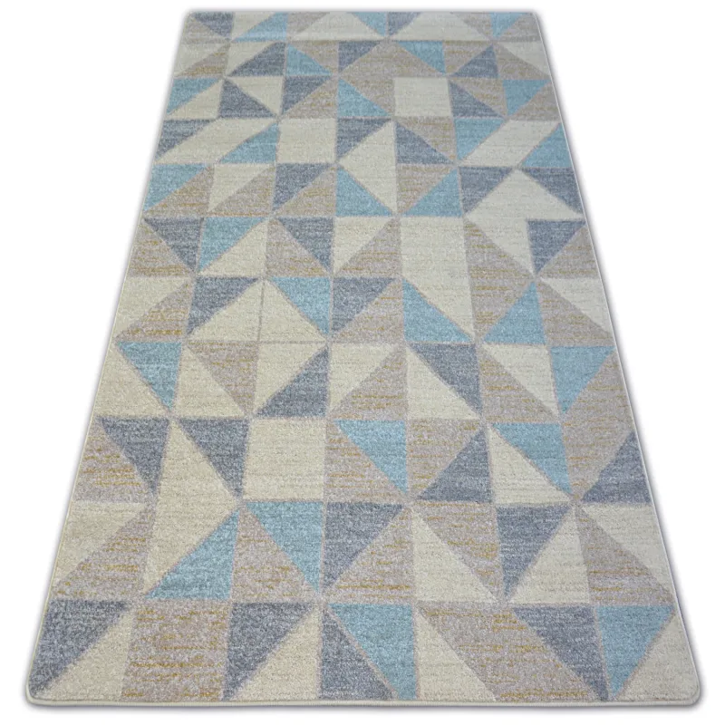 Nordic Scandinavia blue rug, modern design, perfect for contemporary spaces