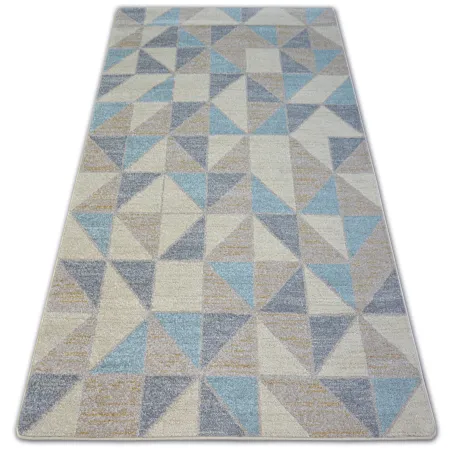 Nordic Scandinavia blue rug, modern design, perfect for contemporary spaces